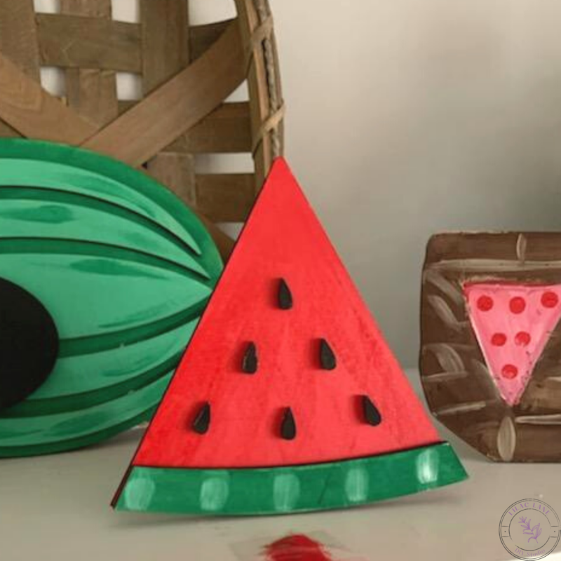 Trio of watermelon slice